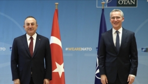 Dışişleri Bakanı Çavuşoğlu NATO Genel Sekreteri Stoltenberg ile bir araya geldi
