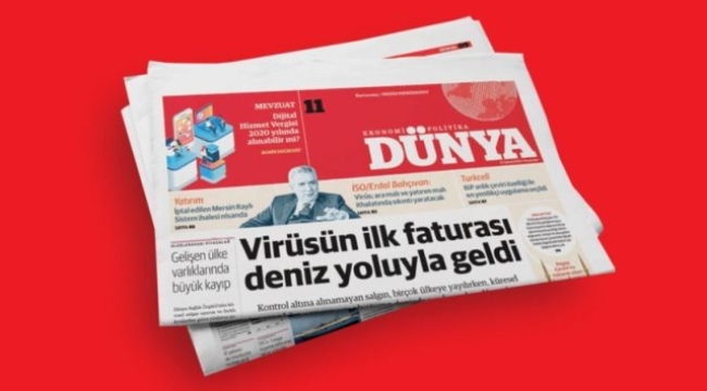 Türkiye'nin tek ekonomi gazetesi Dünya yayın hayatına son verdi