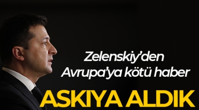 Zelenskiy: 'Rusya'nın enerji sistemlerimizi vurması nedeniyle Avrupa'ya enerji akışını askıya aldık'