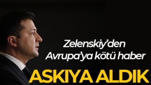 Zelenskiy: 'Rusya'nın enerji sistemlerimizi vurması nedeniyle Avrupa'ya enerji akışını askıya aldık'