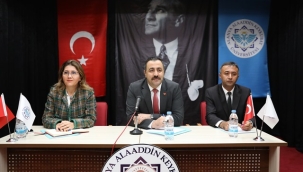 AKSEKİ'DE REKTÖR-ÖĞRENCİ BULUŞMASI