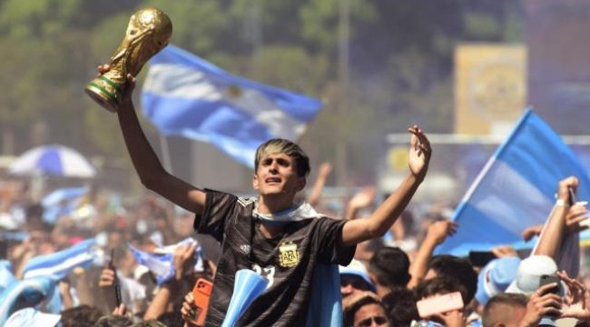 Arjantin'de dünya şampiyonluğu coşkuyla kutlandı