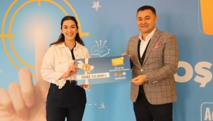 BİR FİKRİM VAR PROJESİ'NİN KAZANANLARI ÖDÜLLENDİRİNİ ALDI