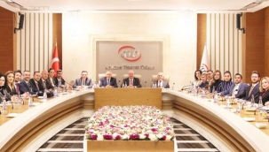 TÜSİAV VE ASTOP HEYETİNDEN ATO'YA "HAYIRLI OLSUN" ZİYARETİ