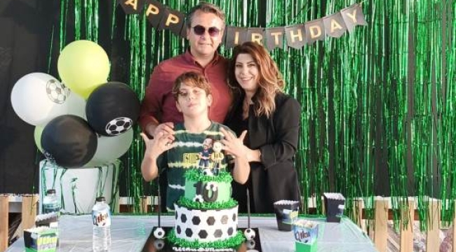 Utku'ya 'futbol' temalı renkli kutlama