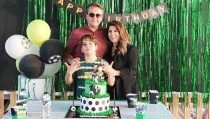 Utku'ya 'futbol' temalı renkli kutlama