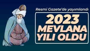 2023 'Mevlana Yılı' olarak kutlanacak