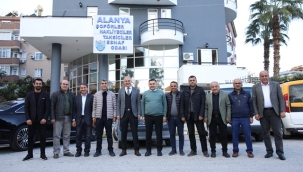 BAŞKAN YÜCEL'DEN ULAŞIM SEKTÖRÜNÜN TEMSİLCİLERİNE ZİYARET