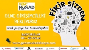 Genç MÜSİAD Alanya 'Fikir Sizden Projesi'ni başlattı