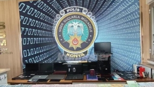 Konya merkezli hacker çetesi çökertildi