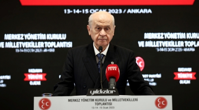 MHP Genel Başkanı Bahçeli: 15 Ocak 2023 itibarıyla seçim startını veriyoruz