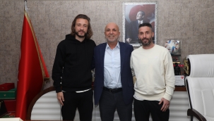 Taha ve Türker'den Alanyaspor'a ziyaret 