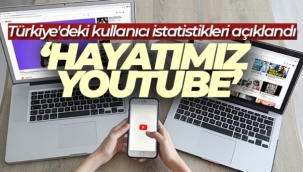 Türkiye'de bir kullanıcı YouTube'da günde ortalama 45 dakika zaman geçiriyor