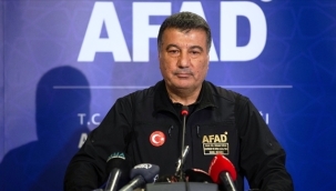 AFAD: Bölgede herhangi bir lav akması, volkanik kül, petrol veya gaz çıkışı olmadığı gözlemlendi