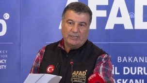 AFAD Genel Müdürü Tatar: Yer kabuğundaki değişimlerin 7 metre 30 santime kadar olduğu bilgisi var