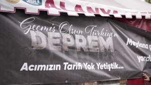 ALANYA BELEDİYESİ'NDE DEPREM SEFERBERLİĞİ BAŞKAN YÜCEL: "TÜM GÜCÜMÜZLE YARALARI SARACAĞIZ"