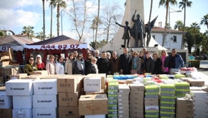 ALANYA BELEDİYESİ YABANCILAR MECLİSİ'NDEN DEPREMZEDELERE YARDIM