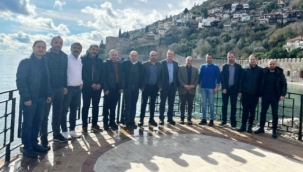 Alanya Dövizciler Birliği kahvaltıda buluştu