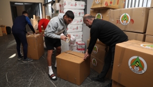 Alanyaspor'dan deprem bölgesine yardım