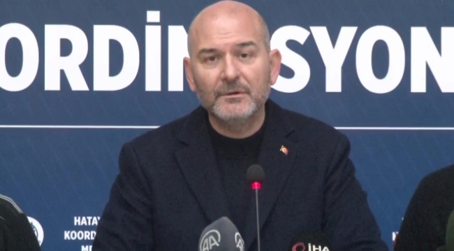 Bakan Soylu: 'Acil yıkılacak ve ağır hasarlı binalara girmek yasak'