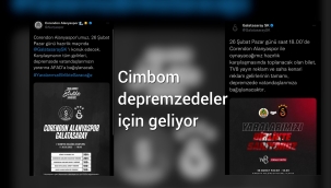 Cimbom depremzedeler için geliyor