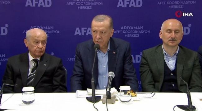 Cumhurbaşkanı Erdoğan: ''Adıyaman'dan helallik istiyoruz''