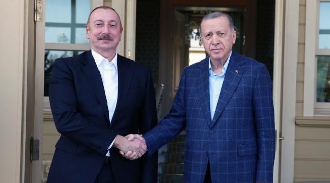 Cumhurbaşkanı Erdoğan, İlham Aliyev ile görüştü