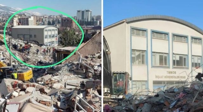 Eski şube başkanı açıkladı:Çevresi yıkılırken, İnşaat Mühendisleri Odası binası nasıl hasar görmedi?