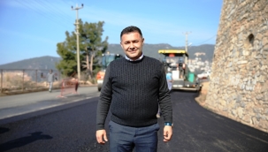 KUZEY ALANYA'YI MERKEZE VE YAYLALARA BAĞLAYAN BEKTAŞ YOLUNDA ASFALT YENİLEME ÇALIŞMALARI HIZLA DEVAM EDİYOR