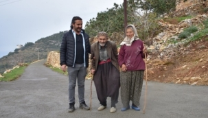 YAŞLI VE ENGELLİ ÇİFTİN YOL SORUNUNU BAŞKAN YÜCEL ÇÖZDÜ