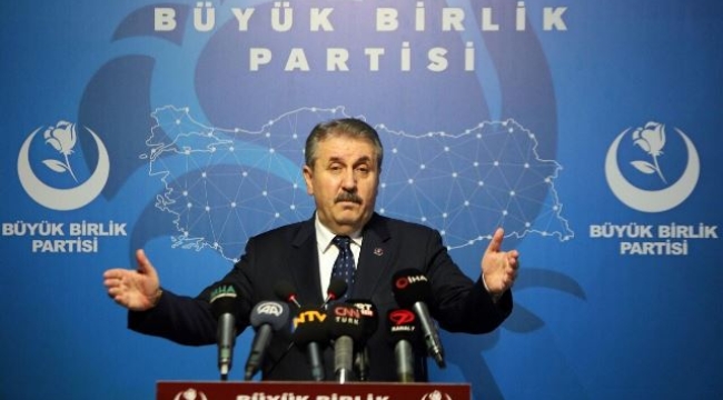 BBP lideri Destici: Cumhurbaşkanı adayımız Erdoğan'dır