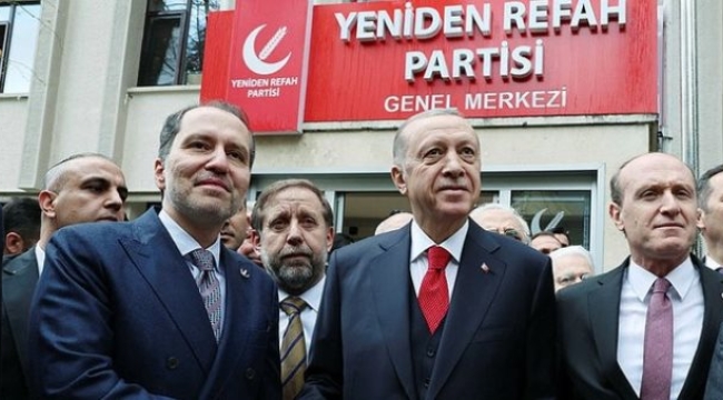 Cumhurbaşkanı Erdoğan, Yeniden Refah Partisi Genel Başkanı Erbakan ile görüştü