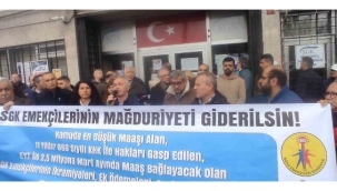 Fatih Unkapanı'nda SGK çalışanları iş bıraktı