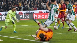 Galatasaray'ın galibiyet serisine Konyaspor son verdi