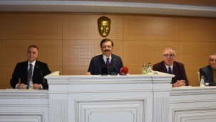 Hisarcıklıoğlu: Deprem bölgesindeki şehirlerin ekonomisinin canlılığını devam ettirmemiz lazım