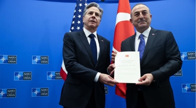 Bakan Çavuşoğlu: 'Finlandiya'nın NATO'ya katılım onay belgesini ABD'ye teslim ettik'