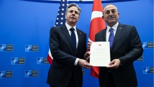 Bakan Çavuşoğlu: 'Finlandiya'nın NATO'ya katılım onay belgesini ABD'ye teslim ettik'