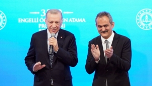 Cumhurbaşkanı Erdoğan: 'Atanamayan tüm engelli öğretmen adaylarımızın atamasını gerçekleştirdik'