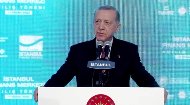 Cumhurbaşkanı Erdoğan: 'Bu merkez İstanbul'da yeni bir finansal ekosistem oluşturacaktır'