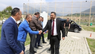 REKTÖR KALAN, ALKÜ AİLESİYLE BAYRAMLAŞTI 