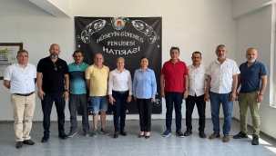 Alanya Hüseyin Girenes Fen Lisesi, Alanya Gazeteciler Cemiyeti Yönetim Kurulu'nu misafir etti. 