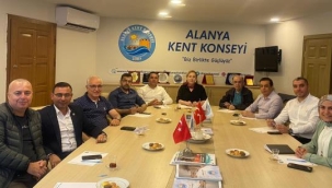 ALANYA KENT KONSEYİ YÜRÜTME KURULU TOPLANTISINI GERÇEKLEŞTİRDİ