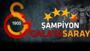 Süper Lig'de şampiyon Galatasaray