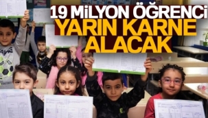 19 milyon öğrenci yarın karne alacak
