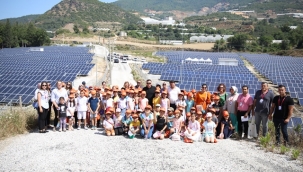 BAŞKAN YÜCEL 5 HAZİRAN ÇEVRE HAFTASI'NDA ÇEVRECİ ÖĞRENCİLERİ GES'TE AĞIRLADI