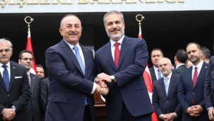 Dışişleri Bakanlığı'nda devir teslim töreni