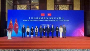 Türkiye'nin Chengdu Başkonsolosluğu açıldı