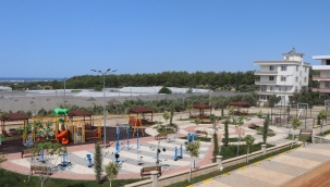 ALANYA BELEDİYESİ'NDEN PAYALLAR MAHALLESİ'NE YENİ BİR PARK DAHA