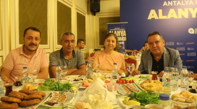 Başkan Böcek, Alanya medyası ile buluştu