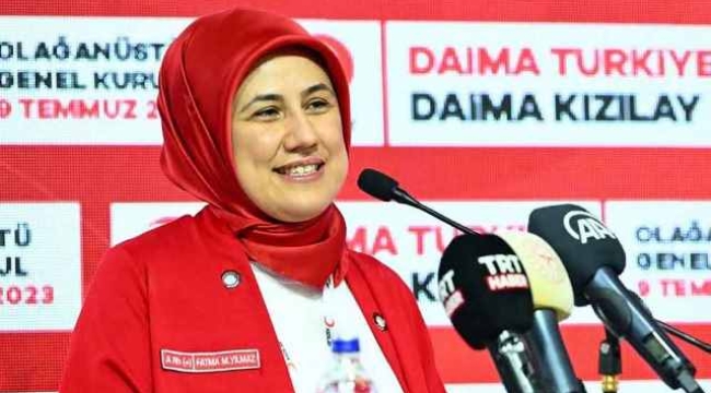 Kızılay Başkanı Fatma Meriç Yılmaz oldu